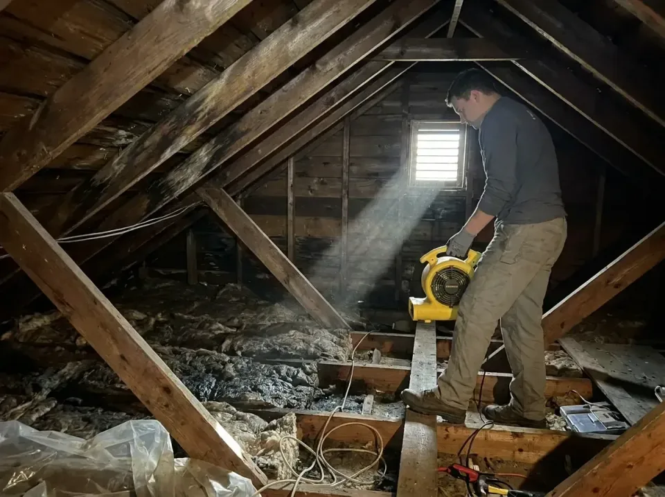 attic-water-damage-drying-proc-007 — frequently asked questions, Emergency Water Extraction & 24/7 Flood Response in Munroe…